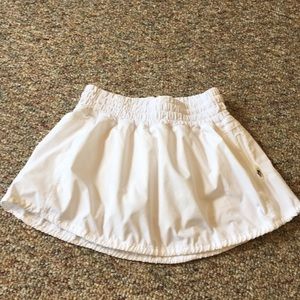 White Lululemon Tennis Skirt